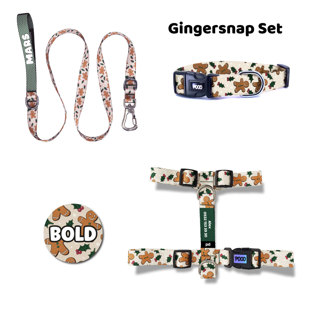 Gingersnap | Tasma ve Künye Seti