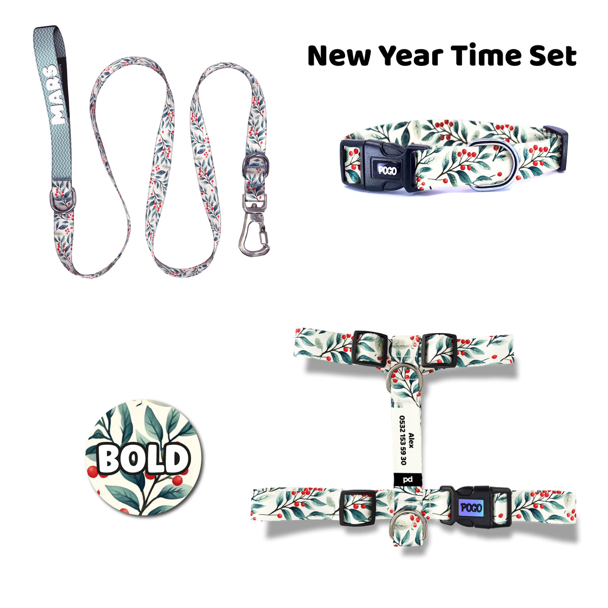 New Year Time | Tasma ve Künye Seti