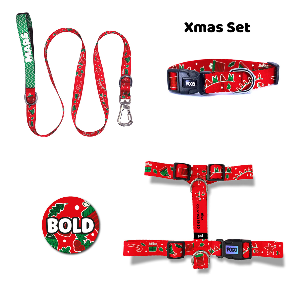 Xmas | Tasma ve Künye Seti