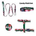 Candy Plaid | Tasma ve Künye Seti