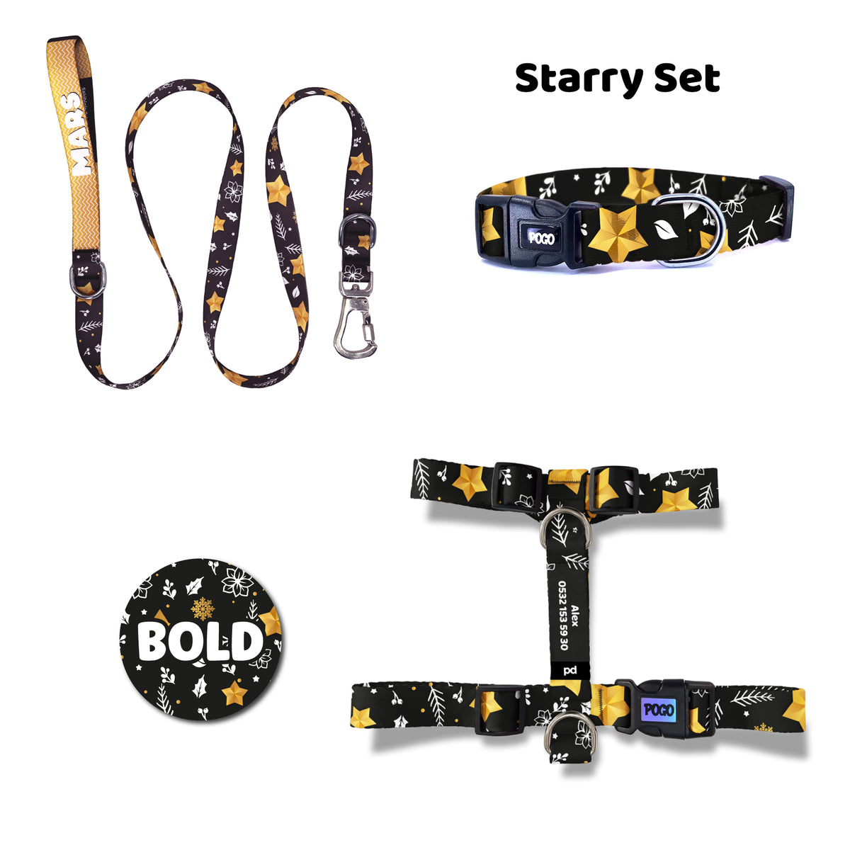 Starry | Tasma ve Künye Seti