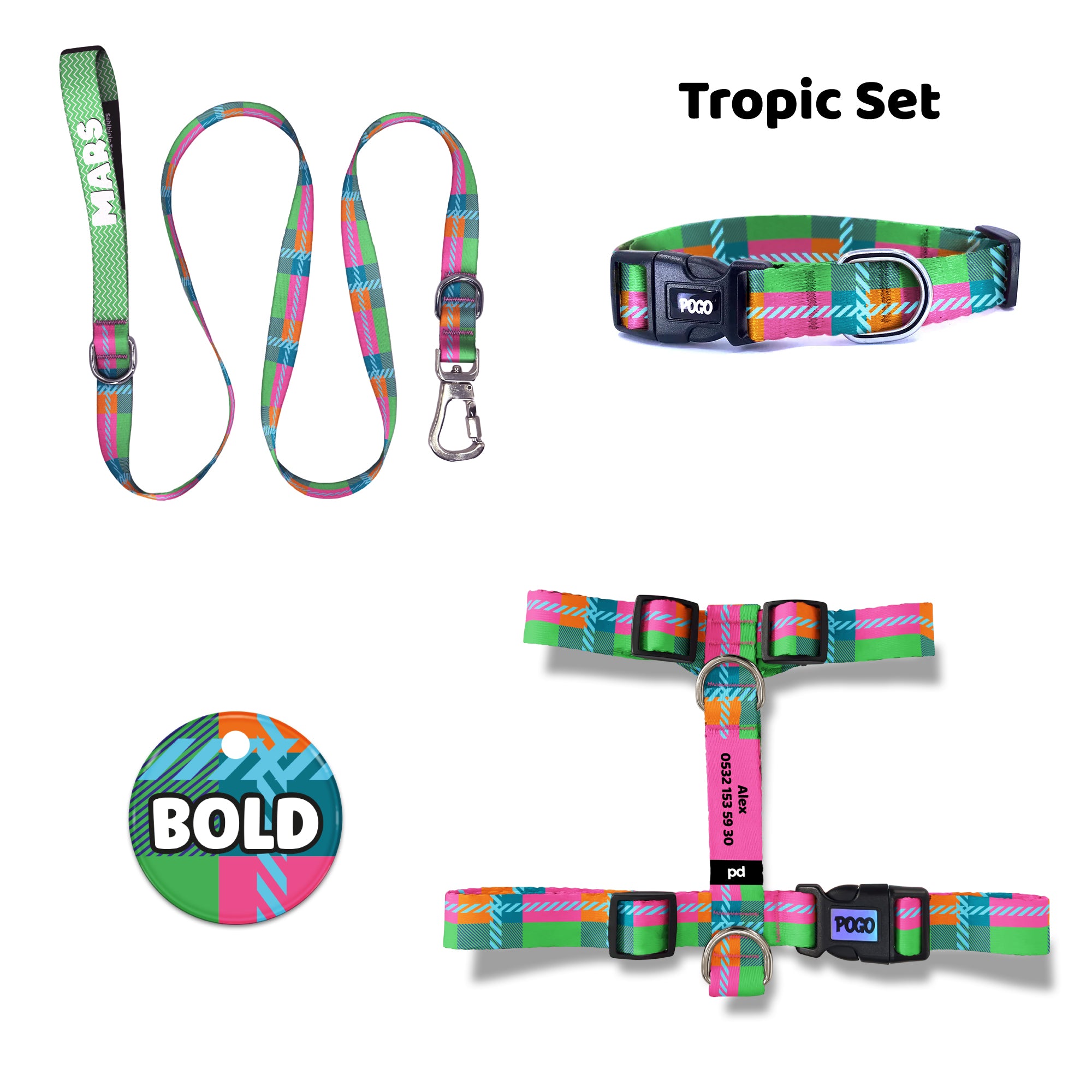 Tropic | Tasma ve Künye Seti