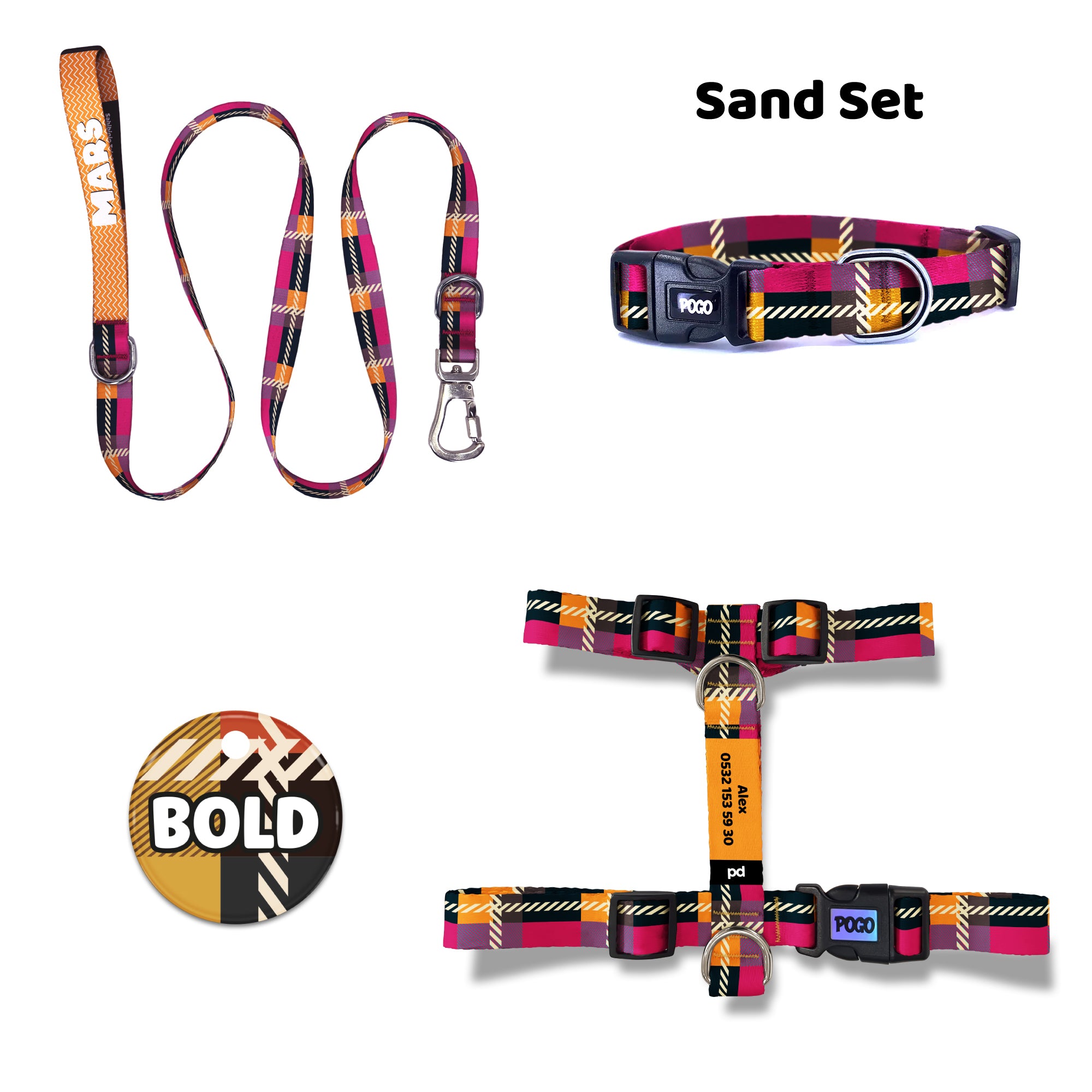 Sand | Tasma ve Künye Seti