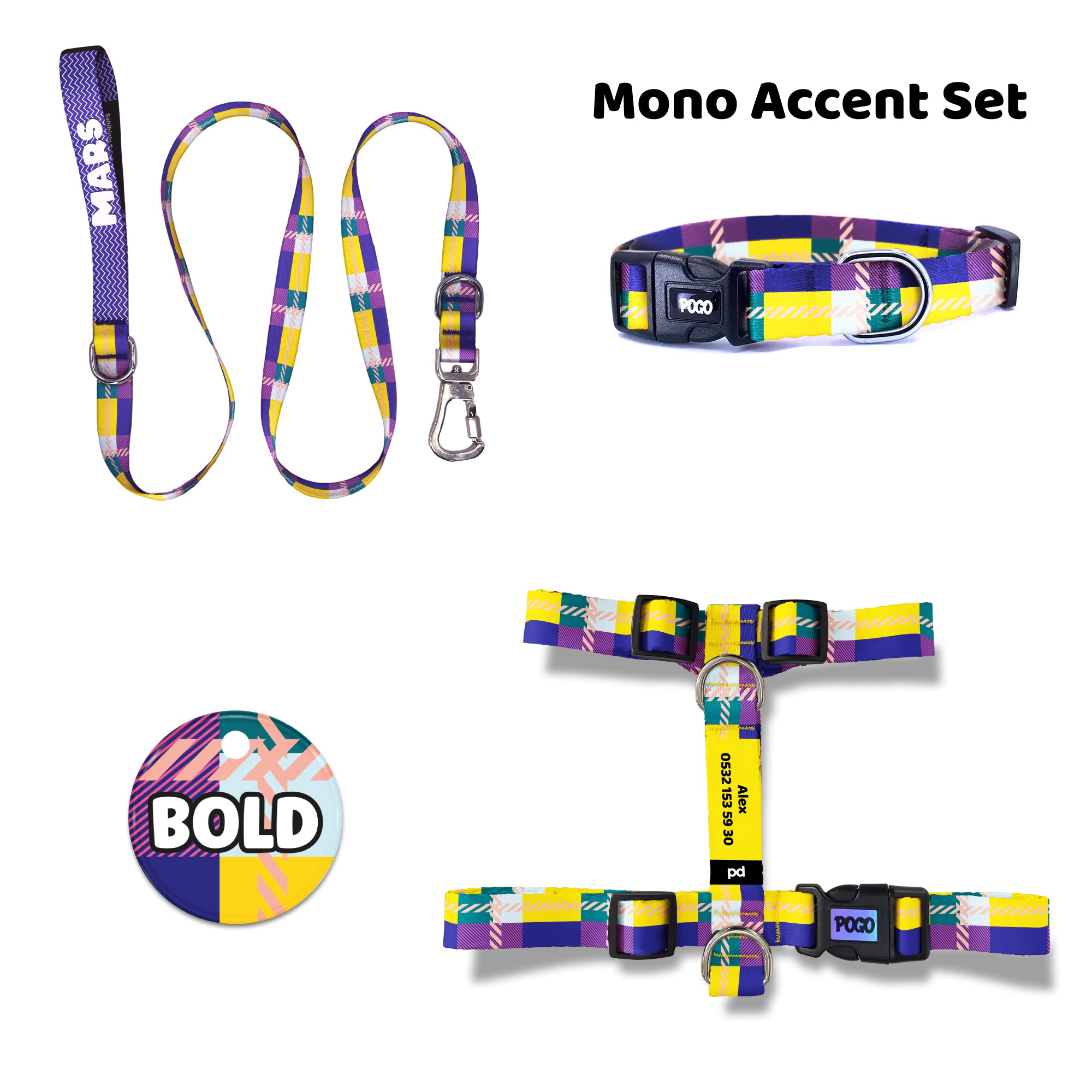 Mono Accent | Tasma ve Künye Seti