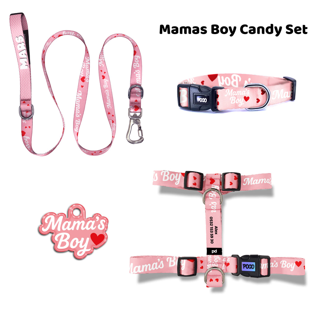 Mamas Boy Candy | Tasma ve Künye Seti