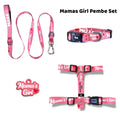 Mamas Girl Pembe | Tasma ve Künye Seti