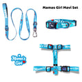 Mamas Girl Mavi | Tasma ve Künye Seti