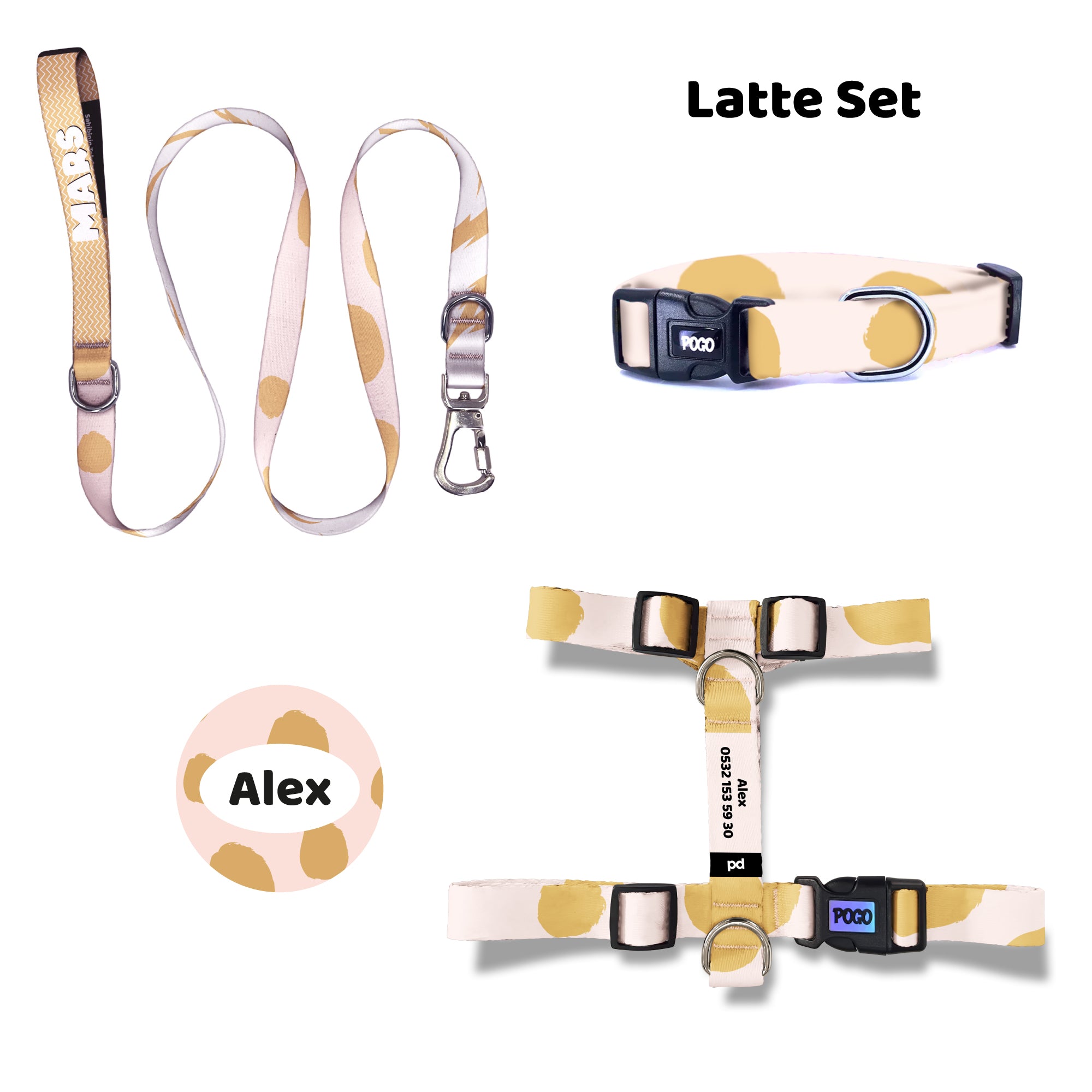 Latte | Tasma ve Künye Seti