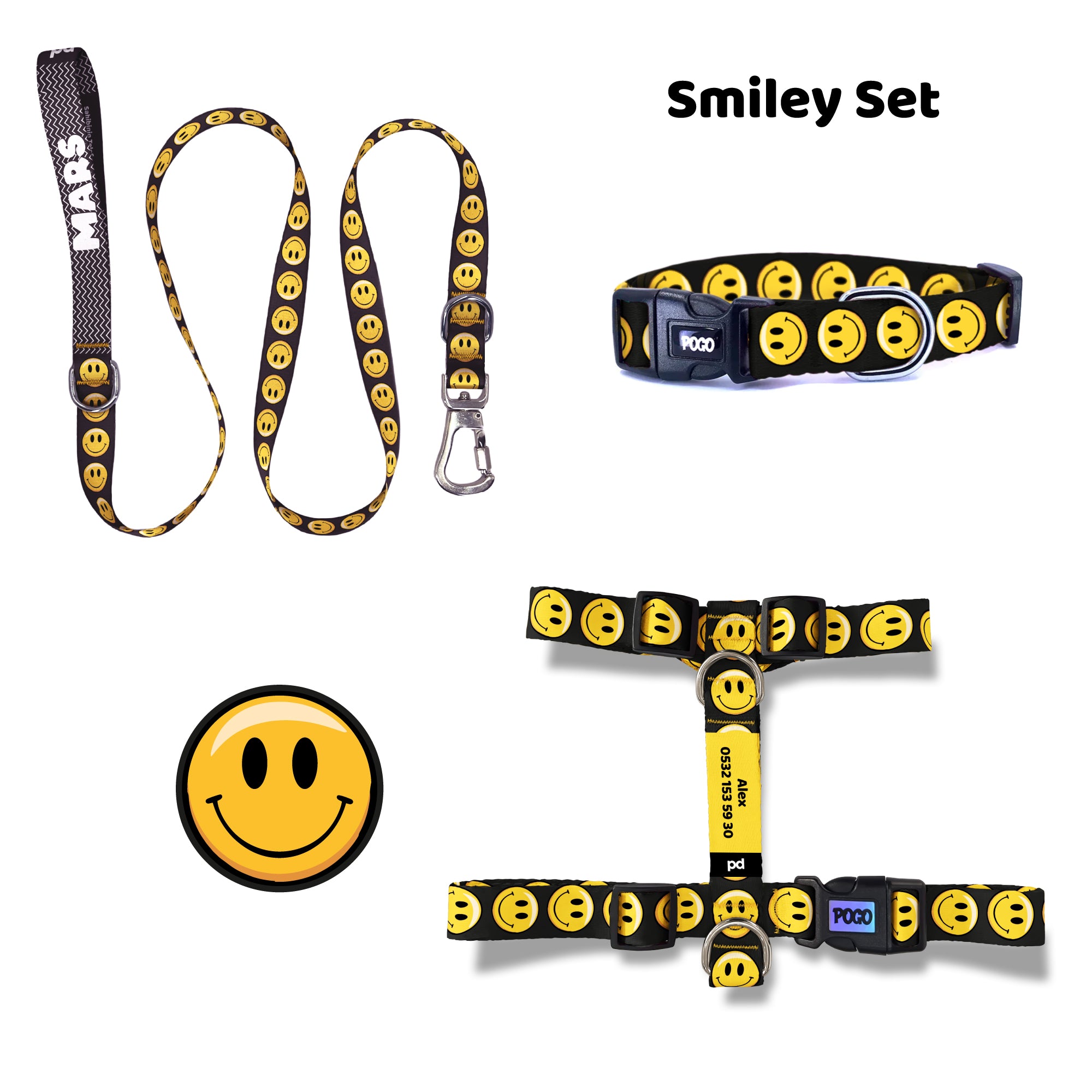 Smiley | Tasma ve Künye Seti