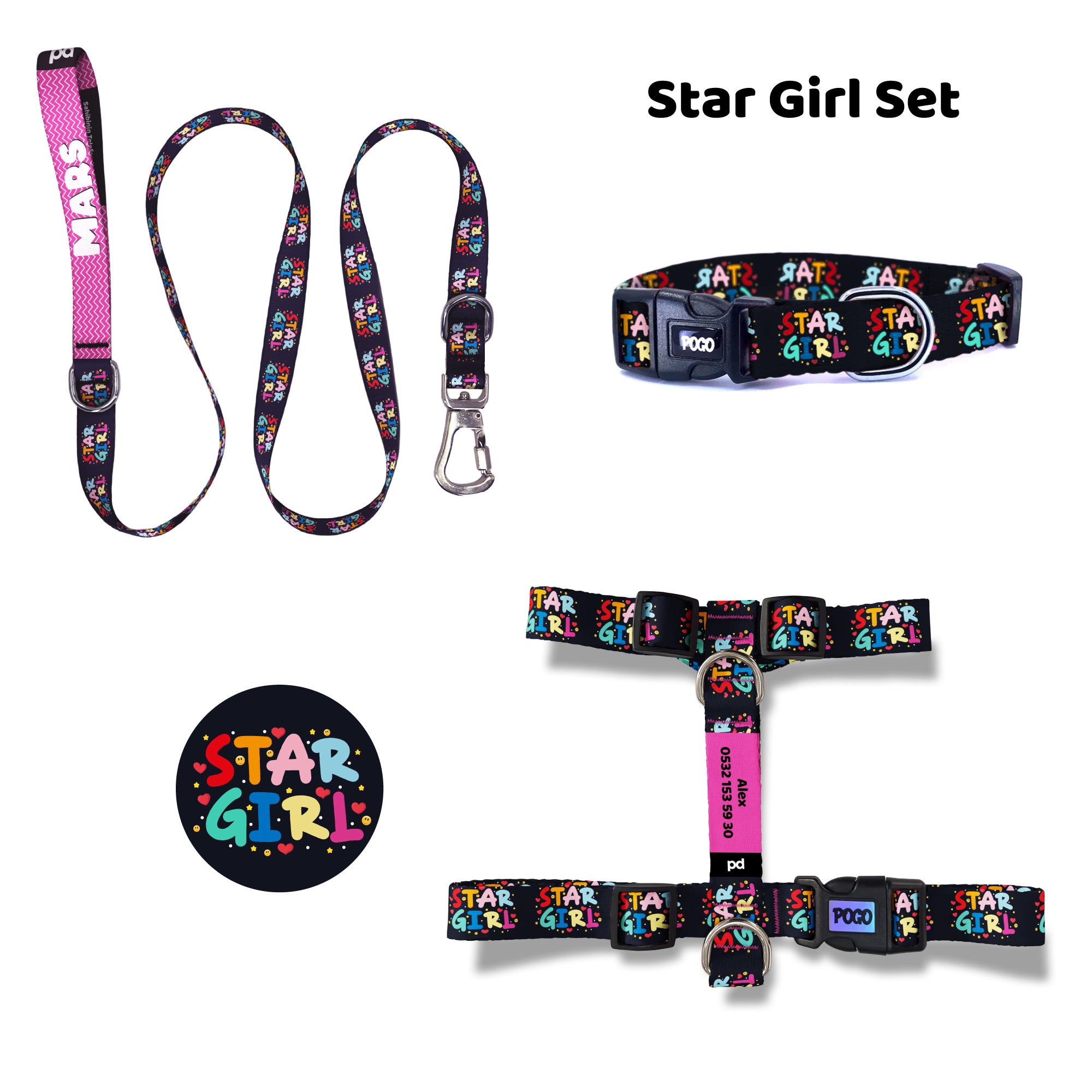 Star Girl | Tasma ve Künye Seti