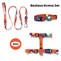 Bauhaus Kırmızı | Tasma ve Künye Seti