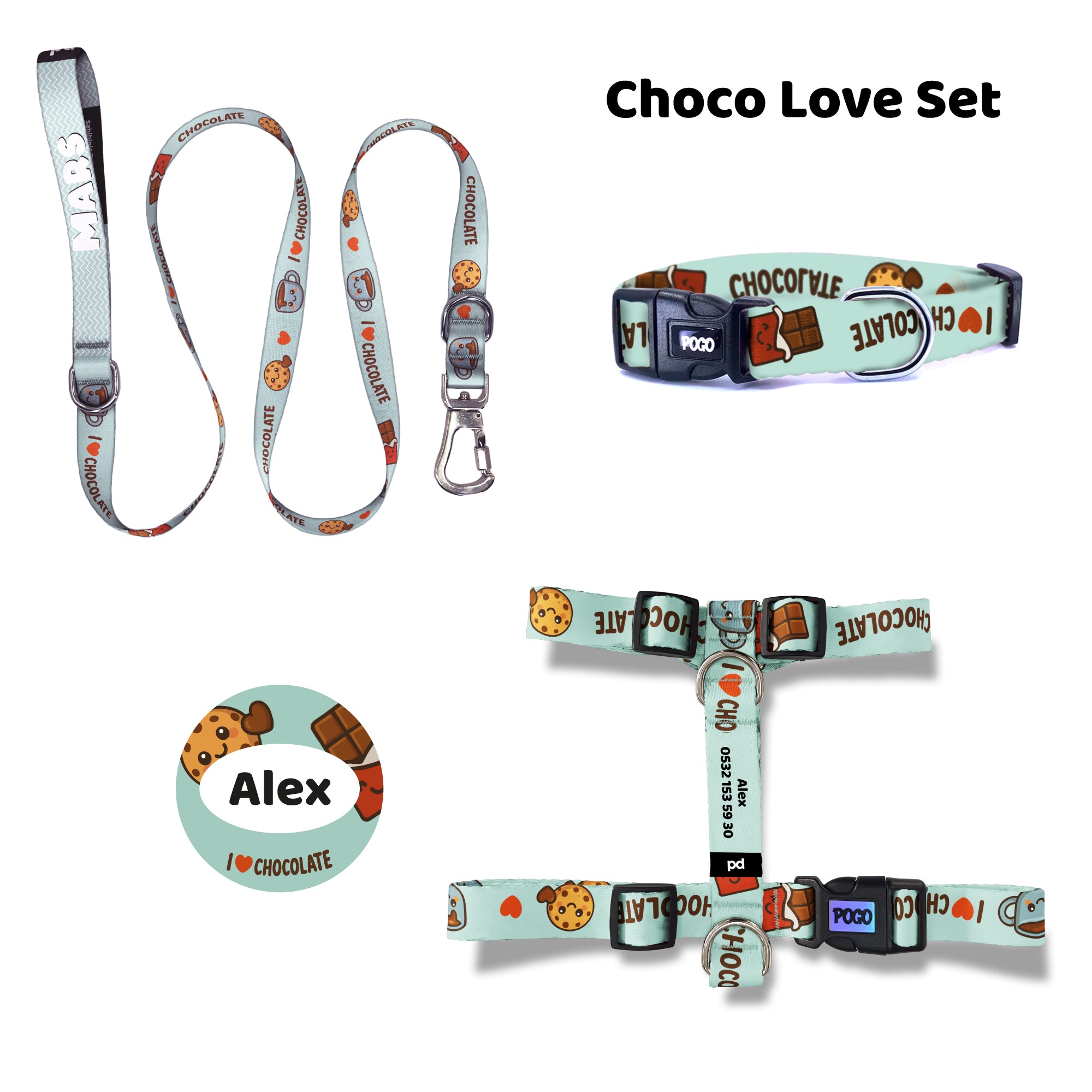 Choco Love | Tasma ve Künye Seti