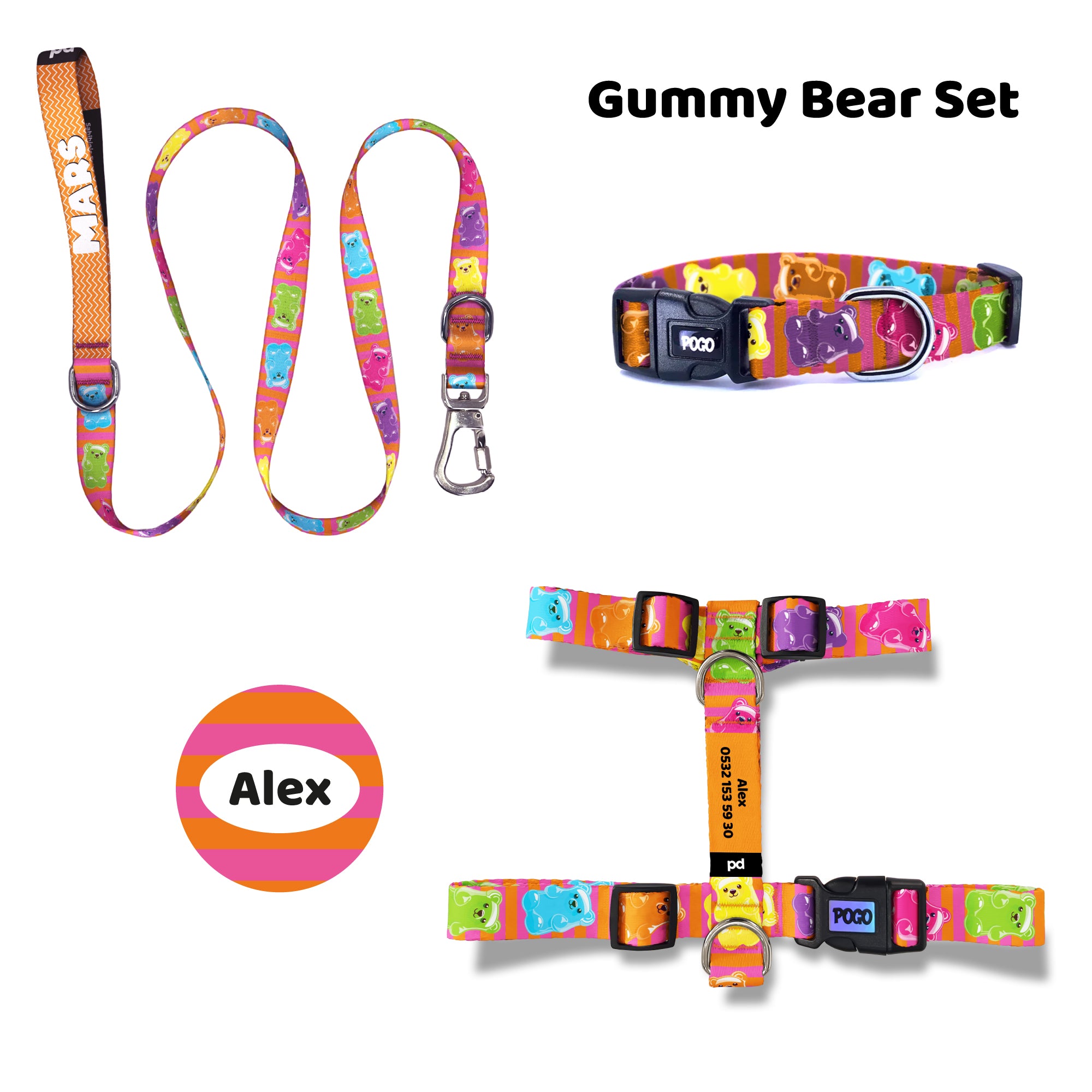 Gummy Bear | Tasma ve Künye Seti