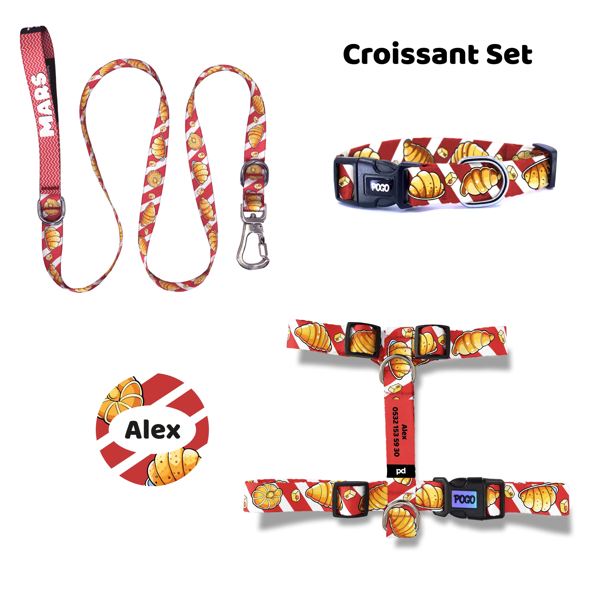 Croissant | Tasma ve Künye Seti
