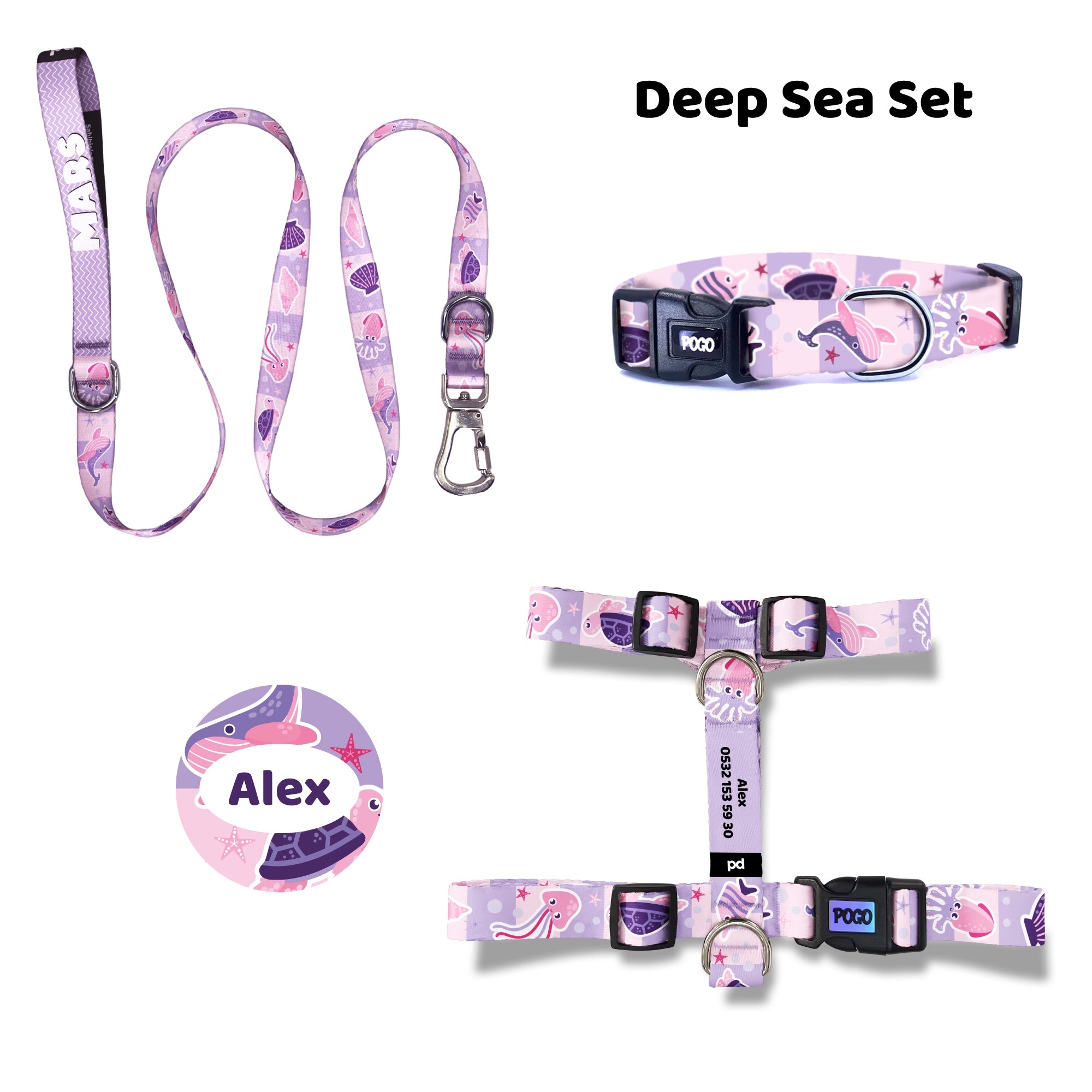 Deep Sea | Tasma ve Künye Seti