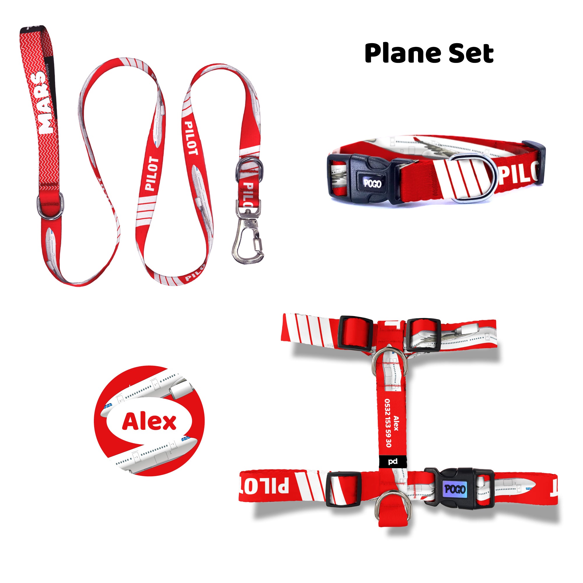Plane | Tasma ve Künye Seti