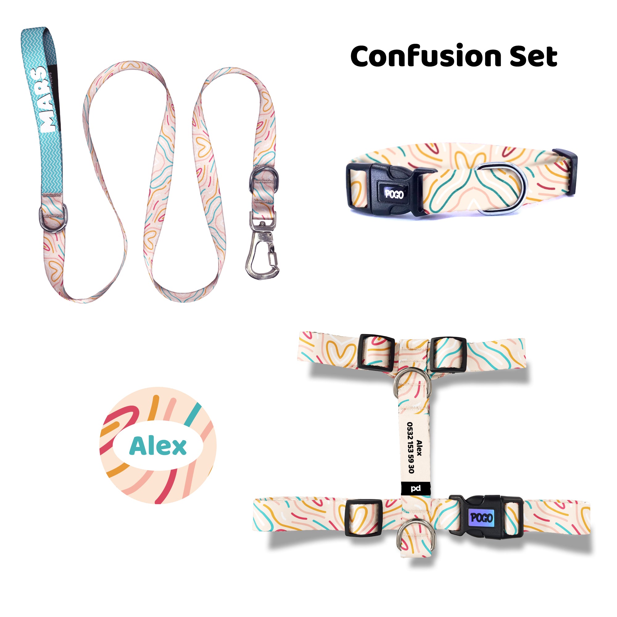 Confusion | Tasma ve Künye Seti