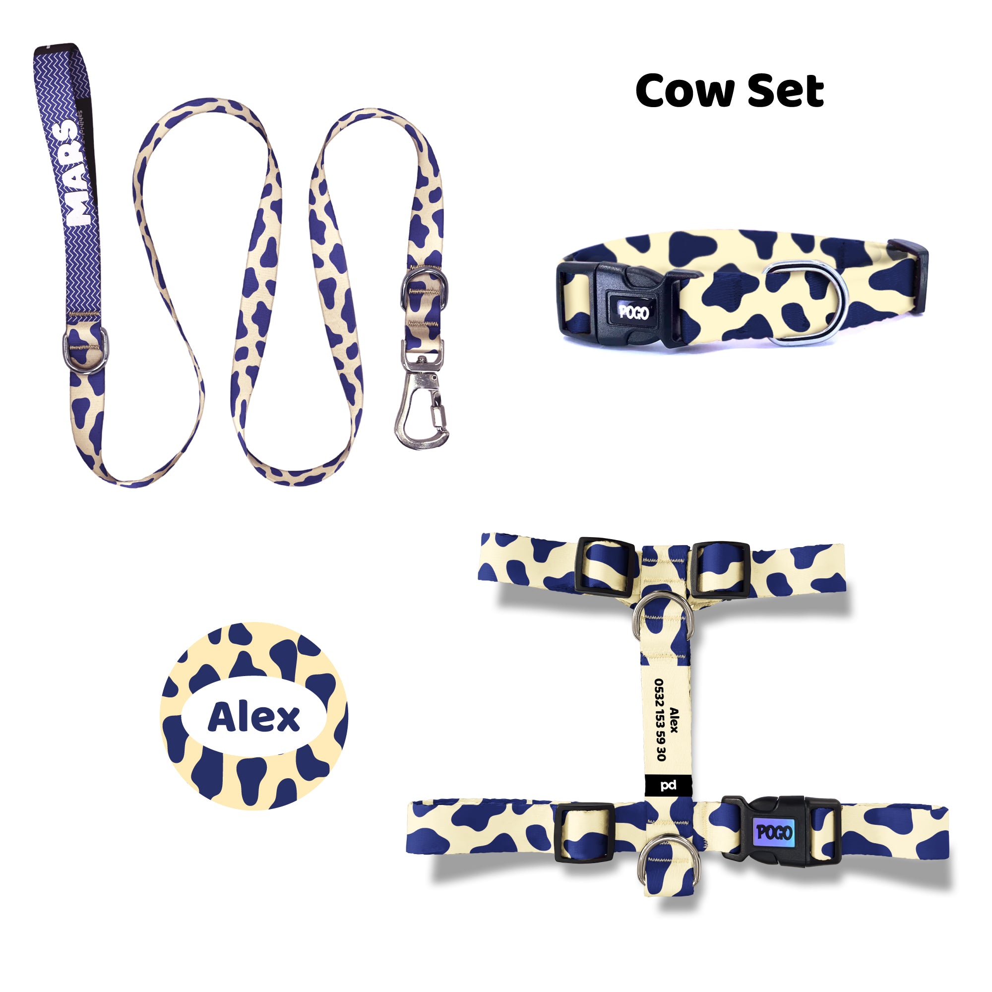 Cow | Tasma ve Künye Seti