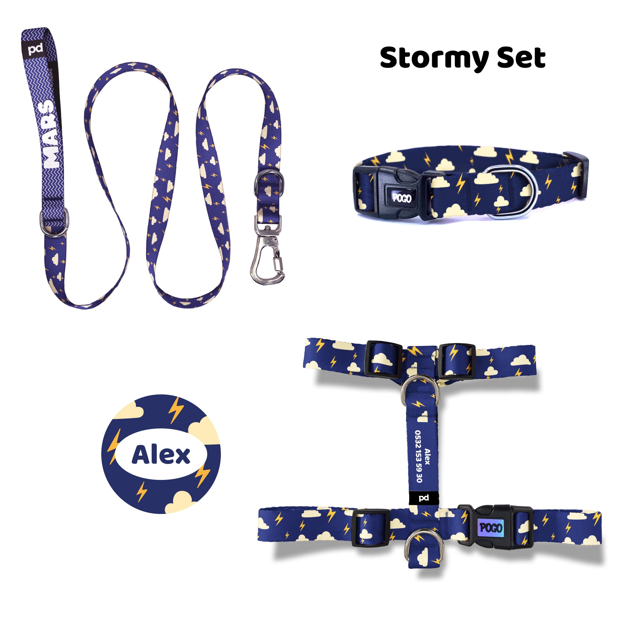 Stormy | Tasma ve Künye Seti