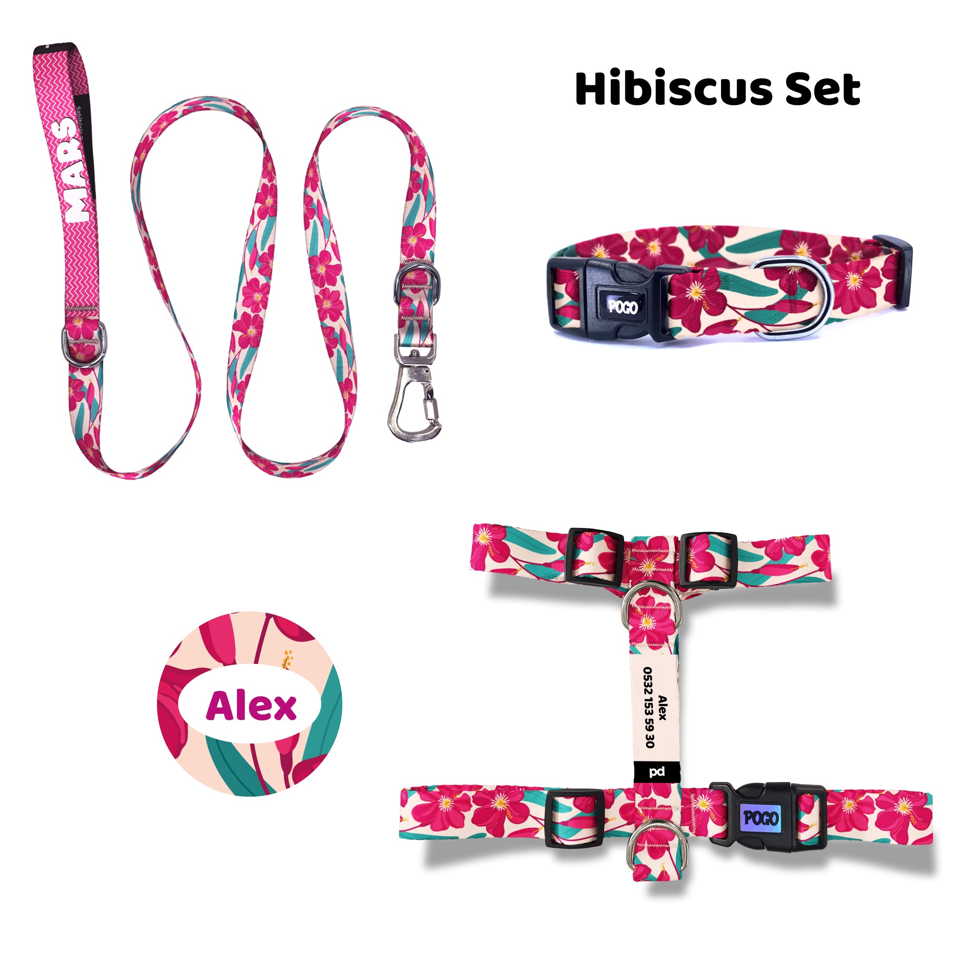 Hibiscus | Tasma ve Künye Seti
