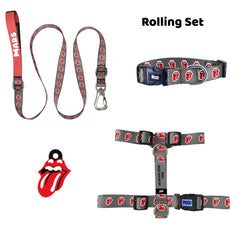 Rolling Stones | Tasma ve Künye Seti - Evcil hayvanlar için mükemmel bir ürün.