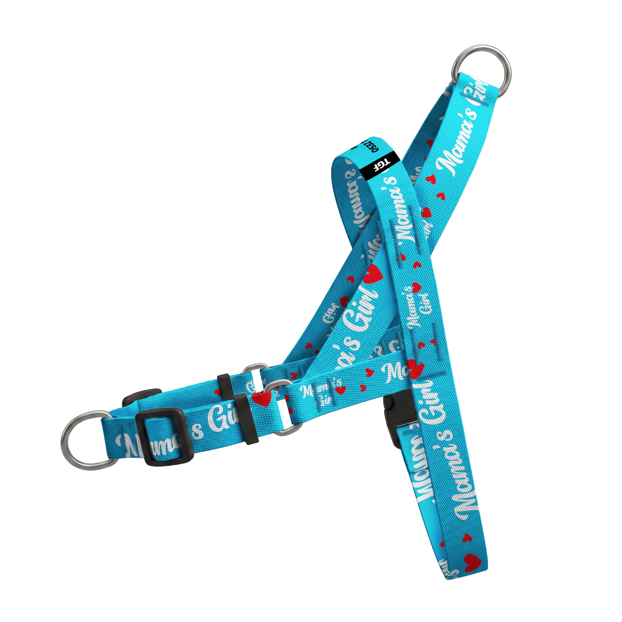 Mamas Girl Mavi EasyFit Köpek Tasması