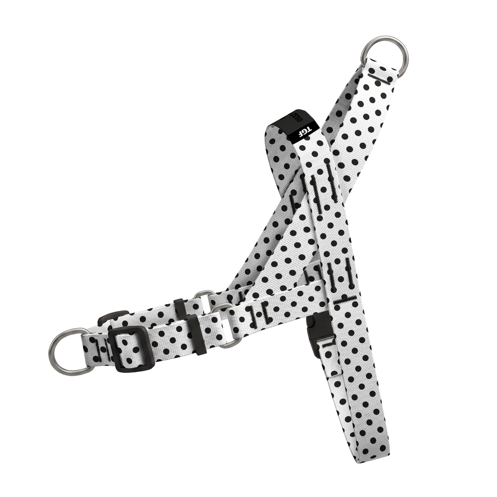 Polka Beyaz EasyFit Köpek Tasması