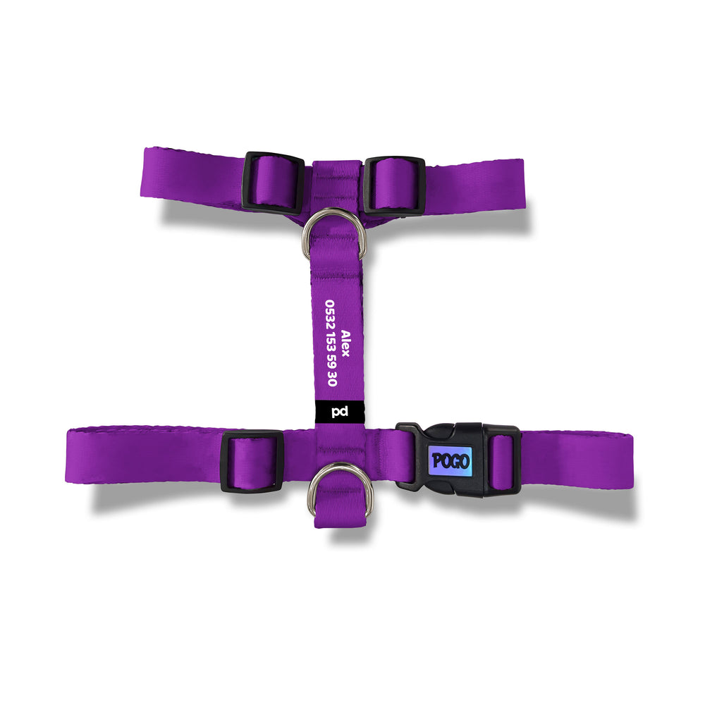 Purple | Köpek Göğüs Tasması - Evcil hayvanlar için mükemmel bir ürün.