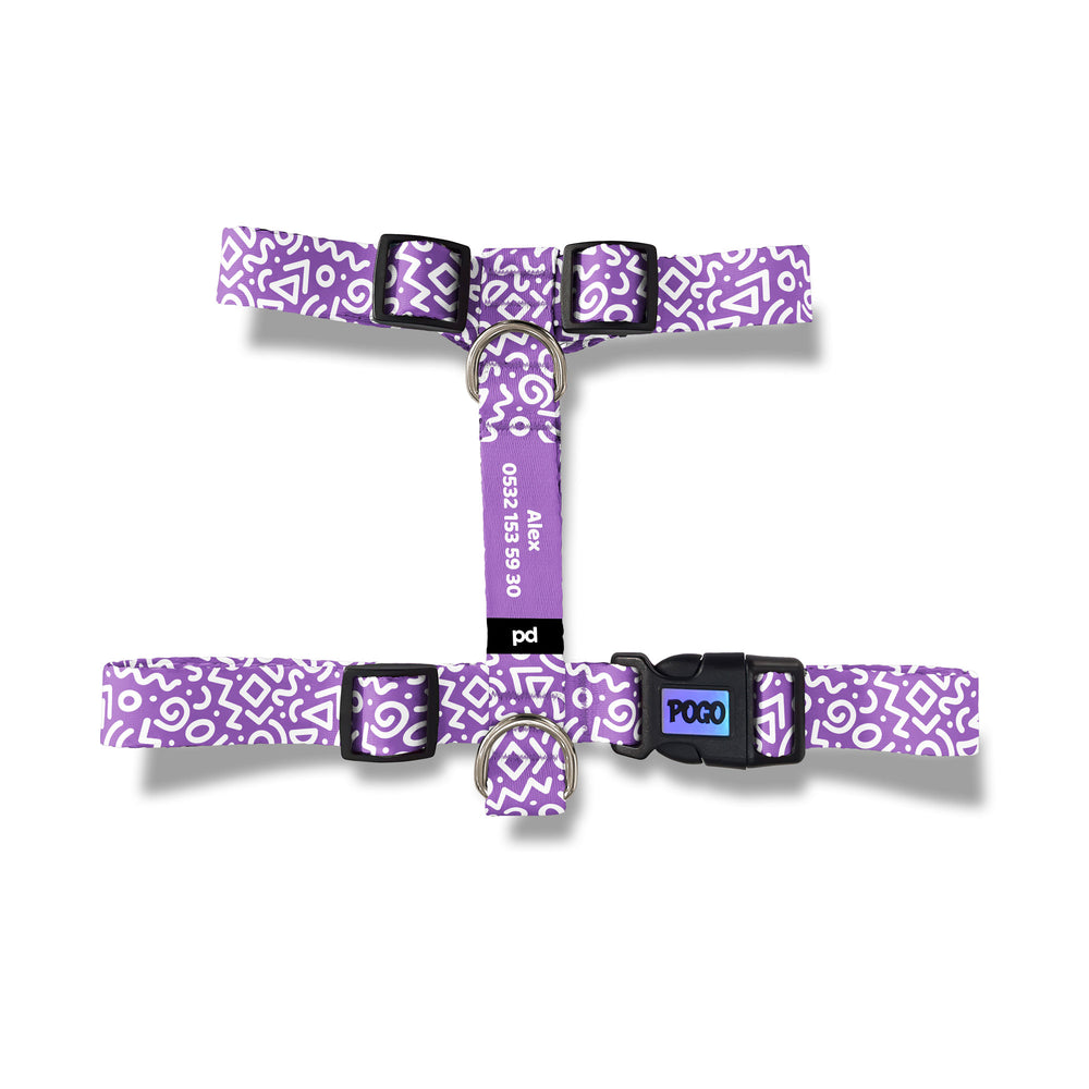 Purple Loop | Köpek Göğüs Tasması - Evcil hayvanlar için mükemmel bir ürün.
