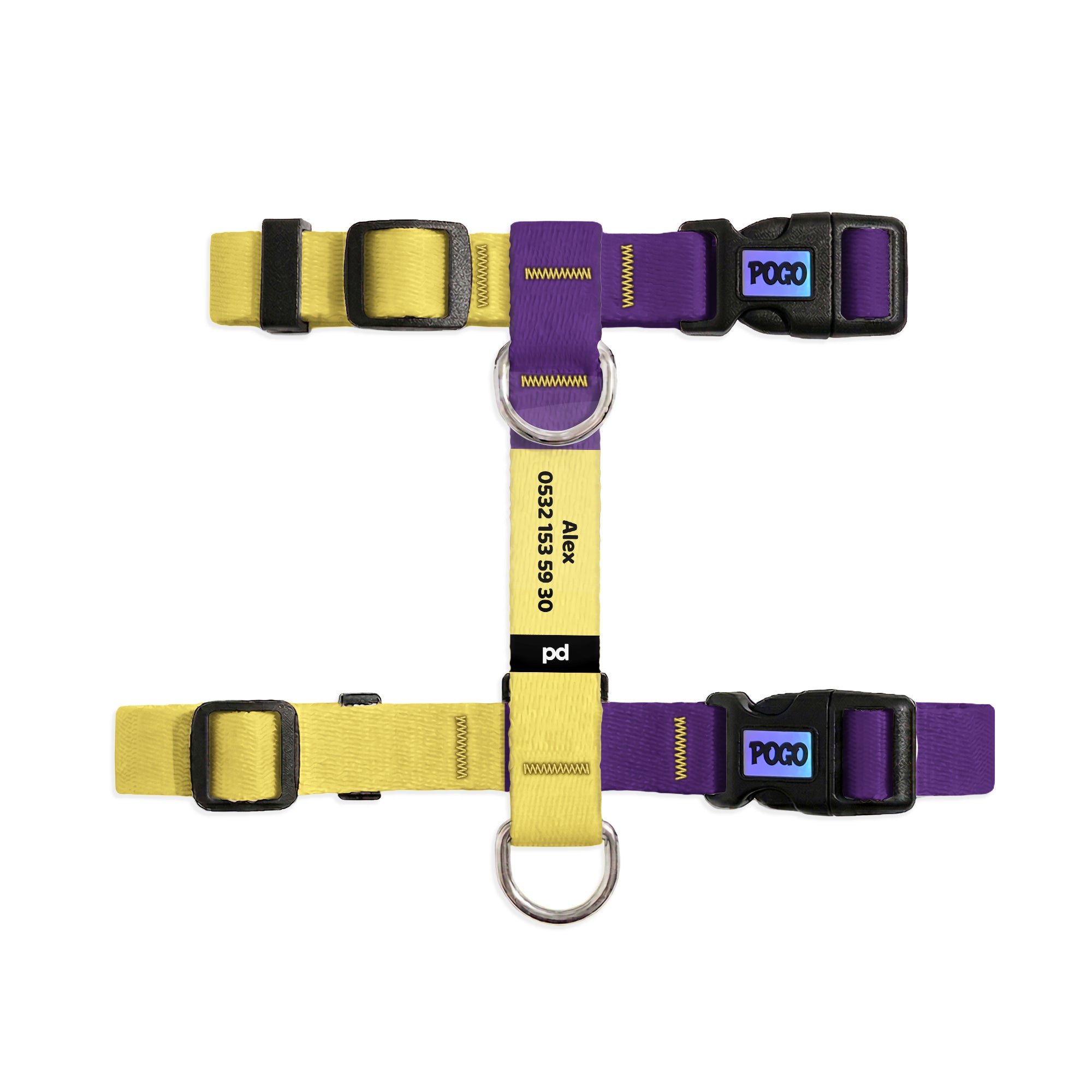 Purple Yellow | Kedi Tasması - Evcil hayvanlar için mükemmel bir ürün.