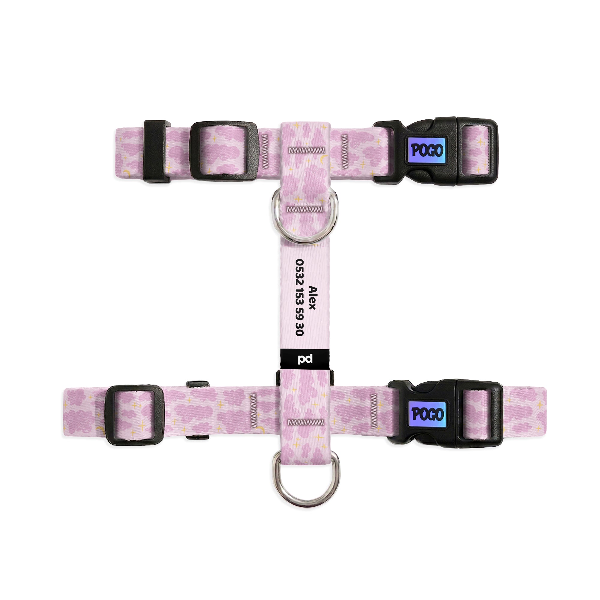 Pink Clouds Kedi Göğüs Tasması