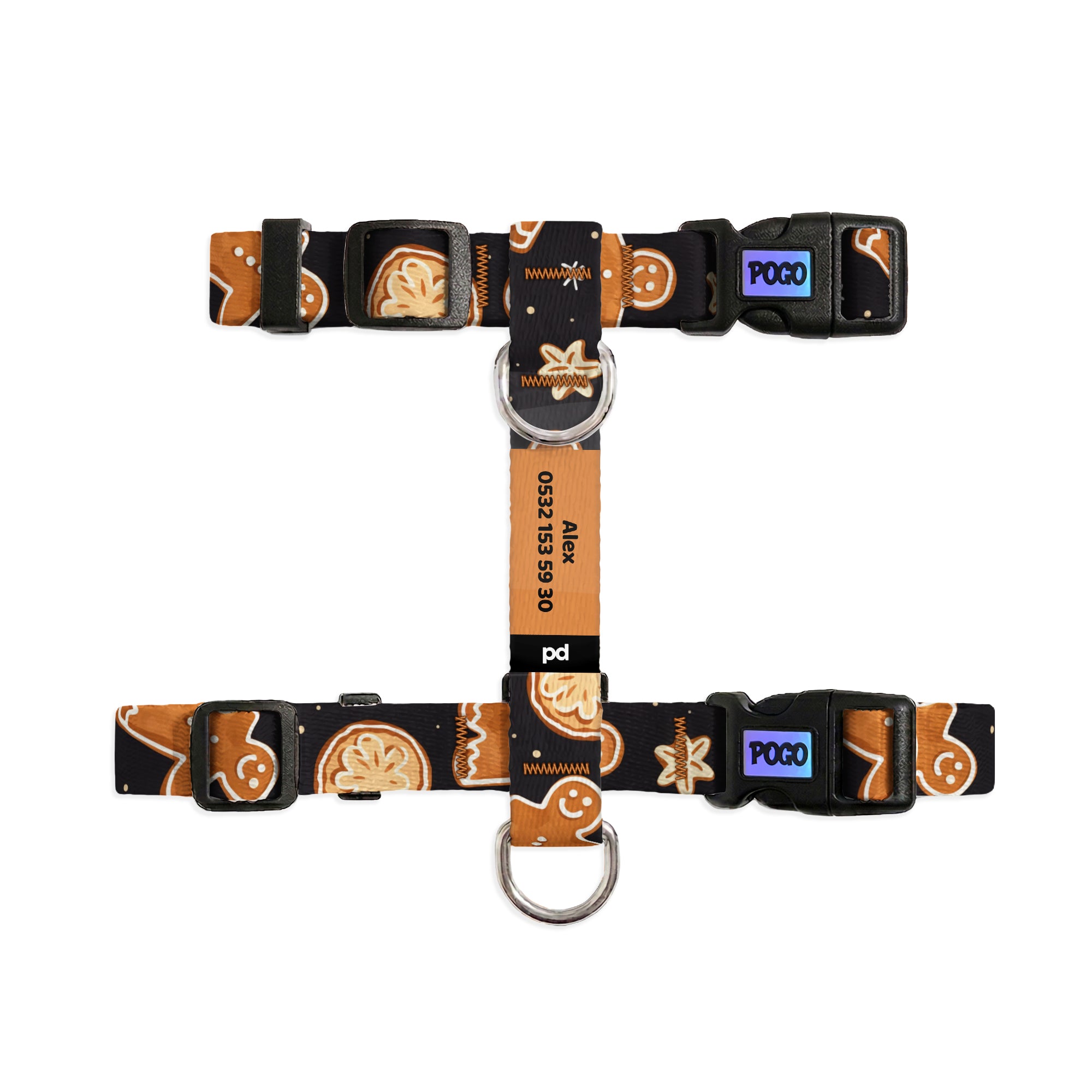 Gingerbread Kedi Göğüs Tasması
