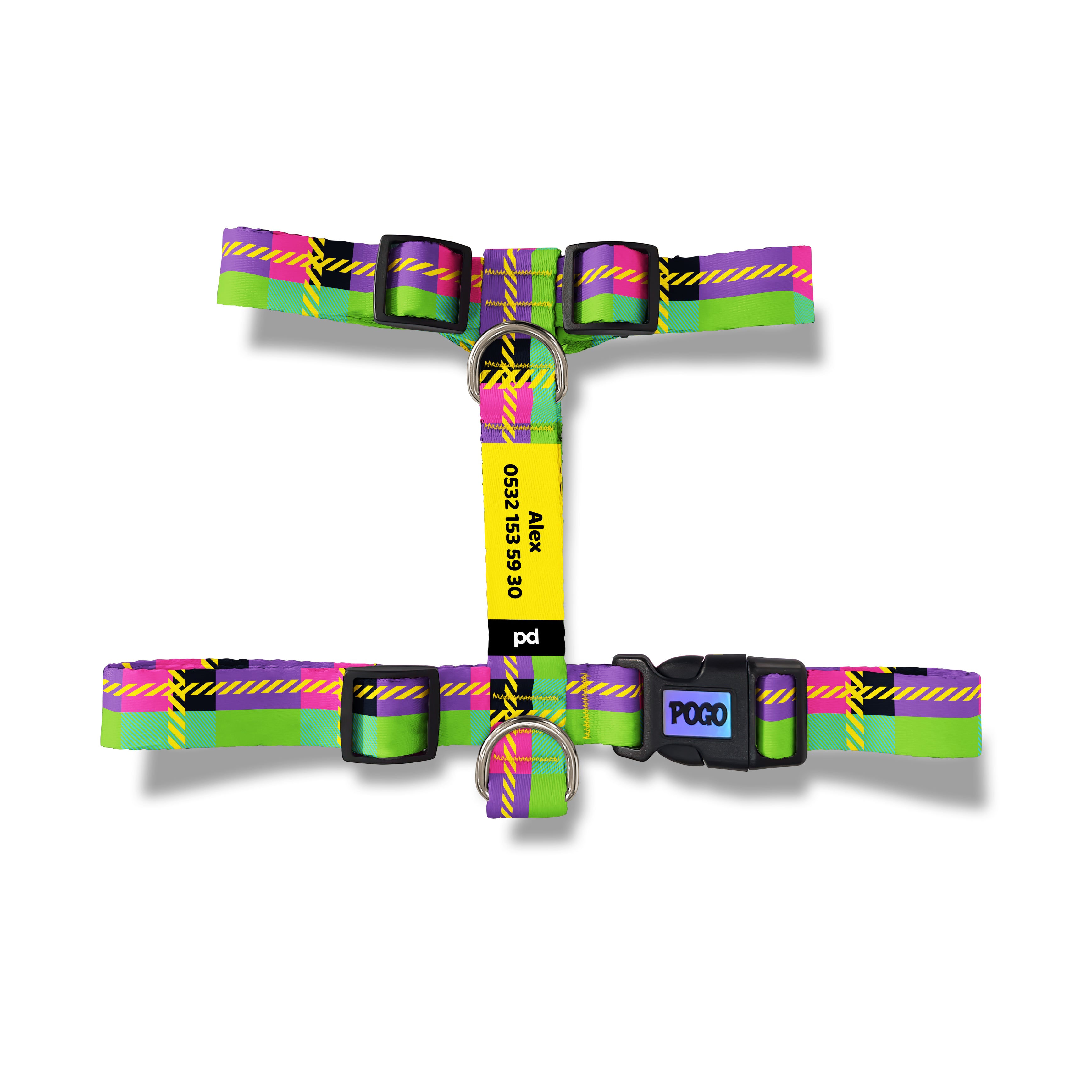 Neon Night | Köpek Göğüs Tasması