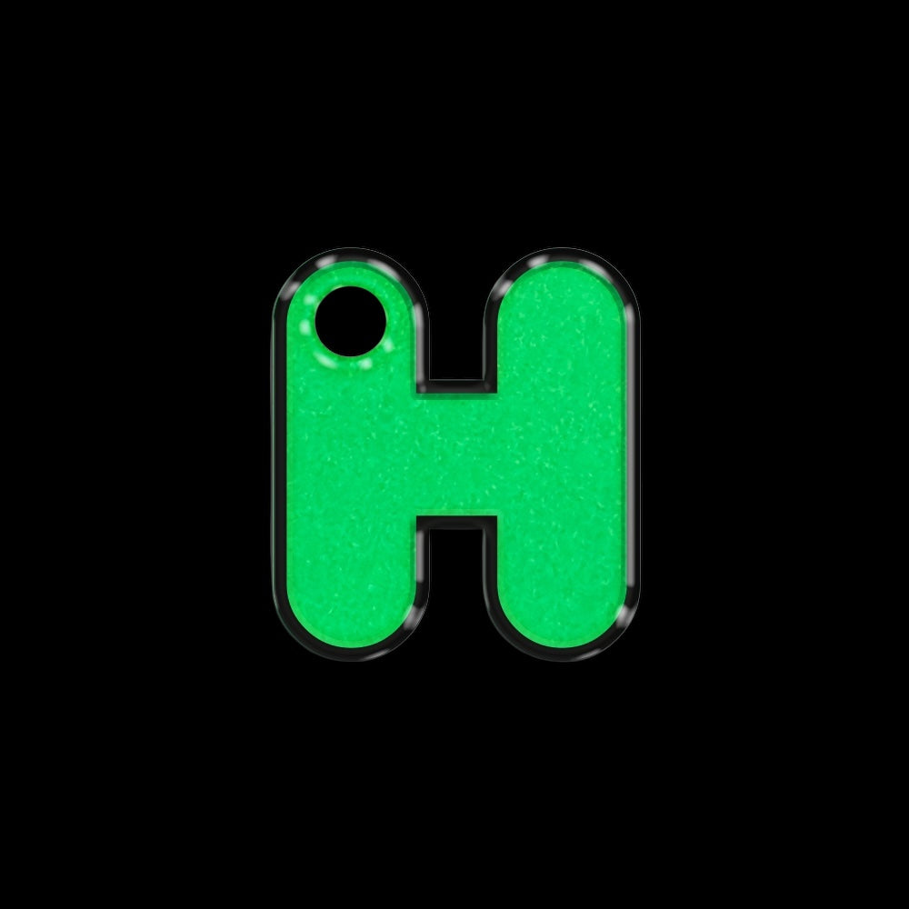 H Harfi Rounded Lumi | İsimlik