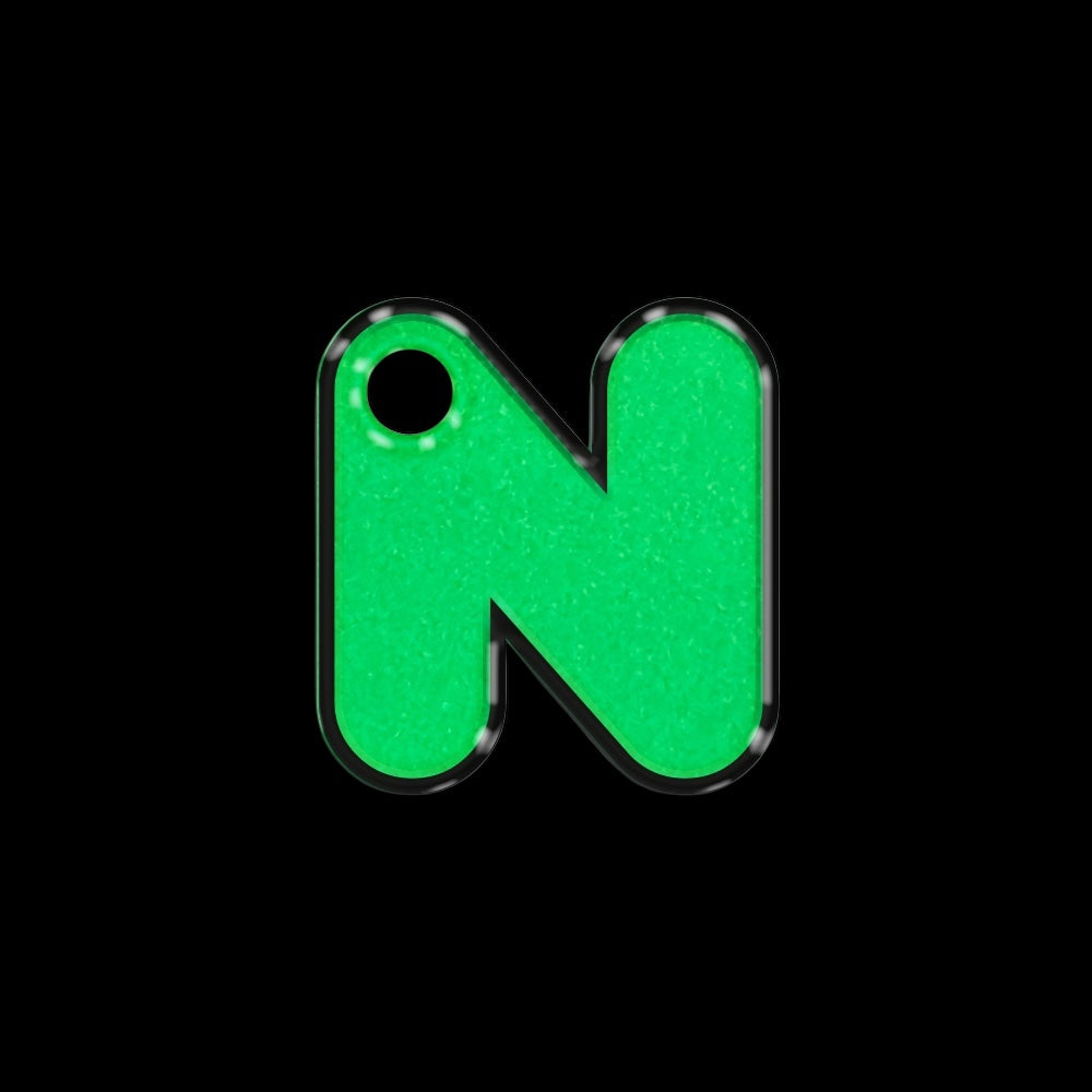 N Harfi Rounded Lumi | İsimlik