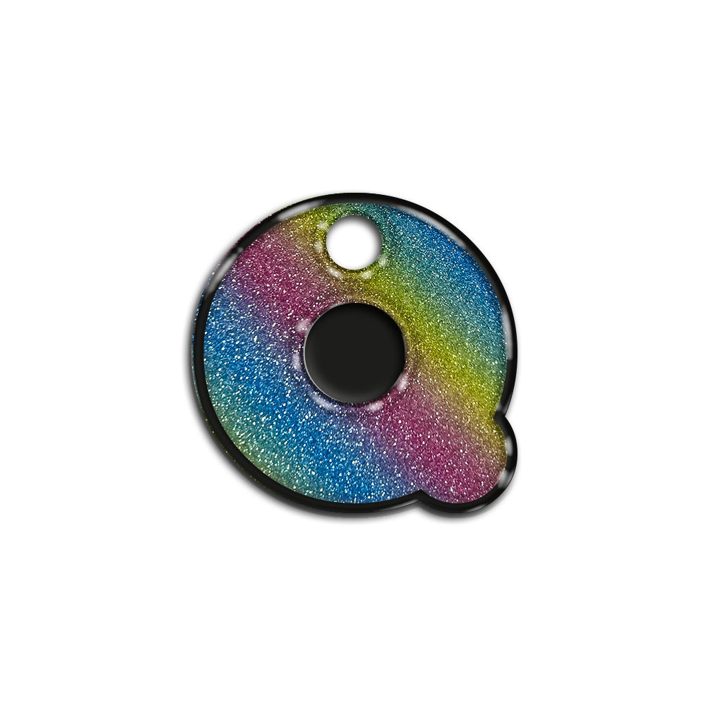 Q Harfi Rounded Rainbow | İsimlik