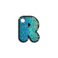 R Harfi Rounded Mavi Holo | İsimlik