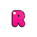 R Harfi Rounded Pembe Neon | İsimlik