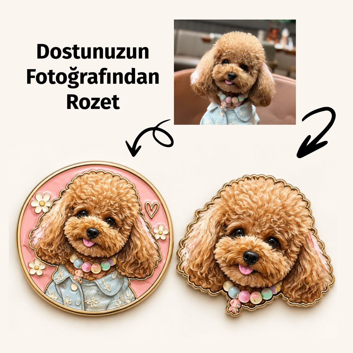 Vesikalık Rozet | Akrilik Yaka Rozeti