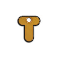 T Harfi Rounded Bal Metalik | İsimlik