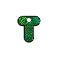 T Harfi Rounded Yeşil Holo | İsimlik
