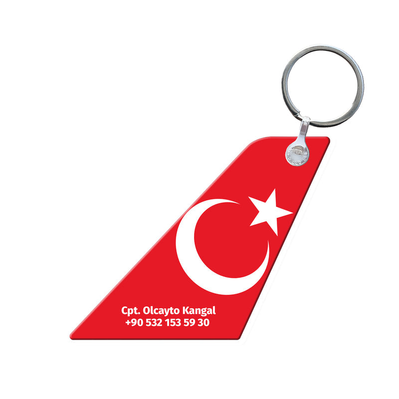 Turkish Flag | Akrilik Anahtarlık