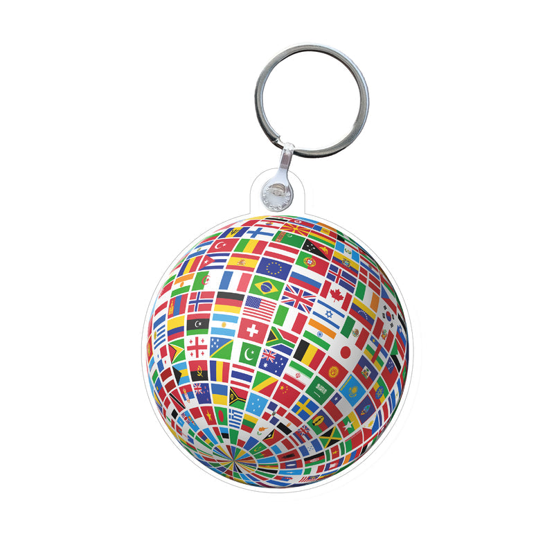 Globe | Akrilik Anahtarlık