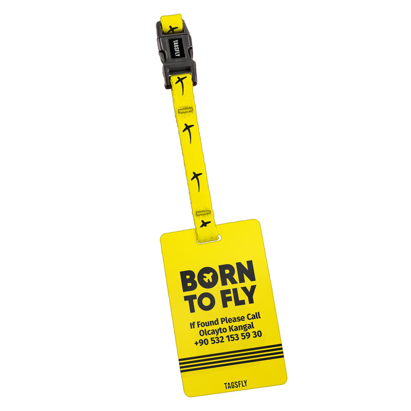 Born To Fly | Bavul Etiketi