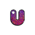 U Harfi Rounded Mor Holo | İsimlik