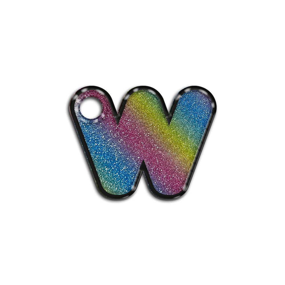 W Harfi Rounded Rainbow | İsimlik