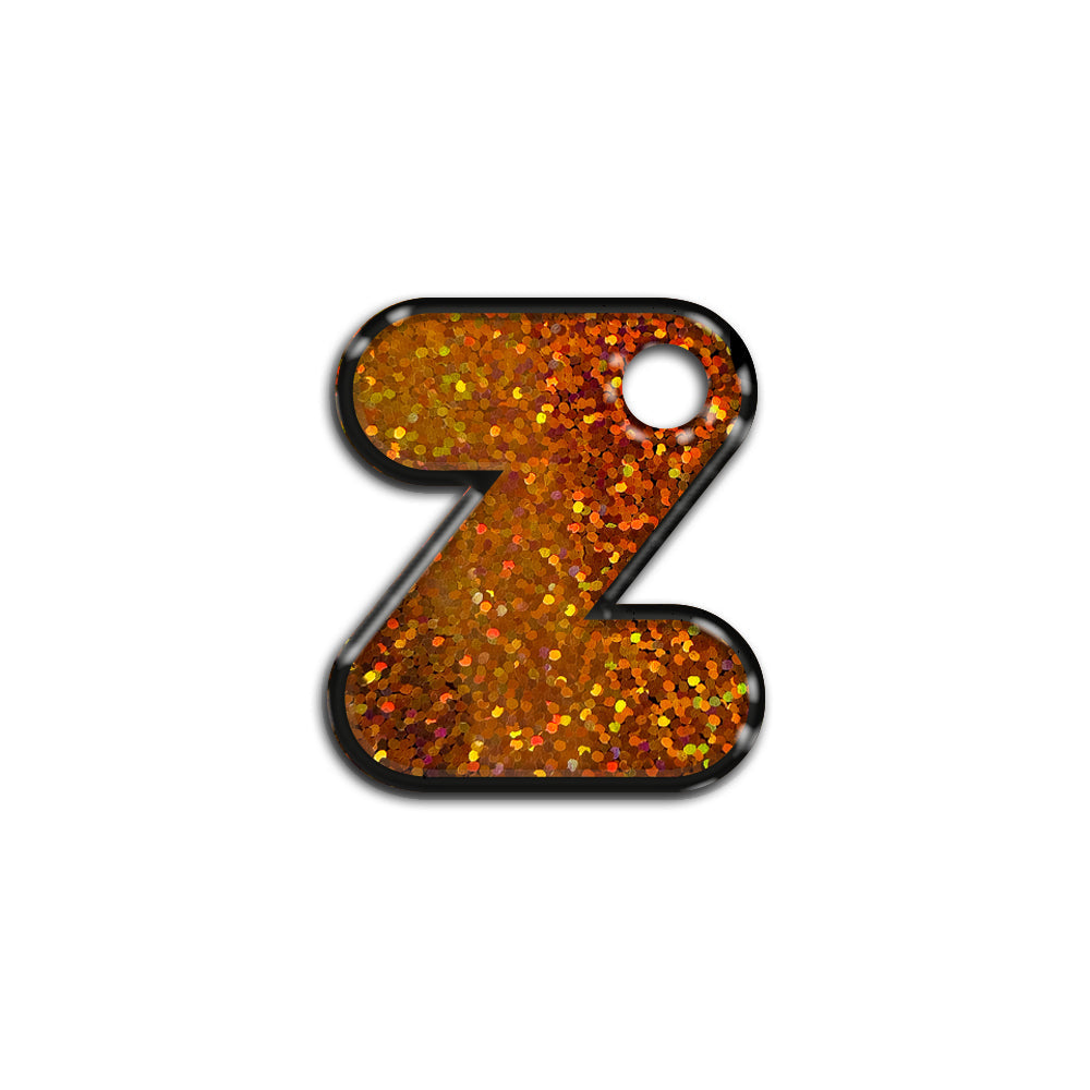 Z Harfi Rounded Bakır Holo | İsimlik