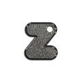 Z Harfi Rounded Gri Glitter | İsimlik