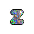 Z Harfi Rounded Gri Holo | İsimlik