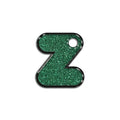 Z Harfi Rounded Yeşil Glitter | İsimlik